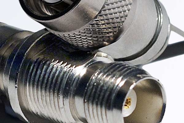 hughes antenna connection at&t TNC connector