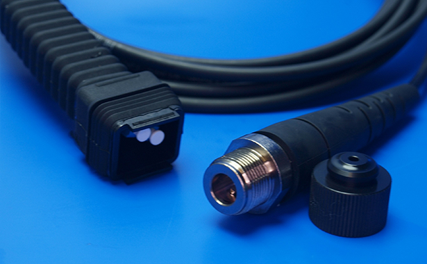 IP68 Outdoor Fibre Jumpers compatible with ODC®-style connectors ODC and HDODC outdoor fibre jumper with IP68-rated connector